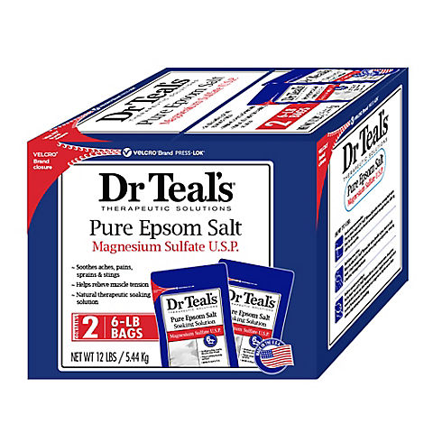 Dr. Teal's Pure Epsom Salt, 2 pk./6 lbs.