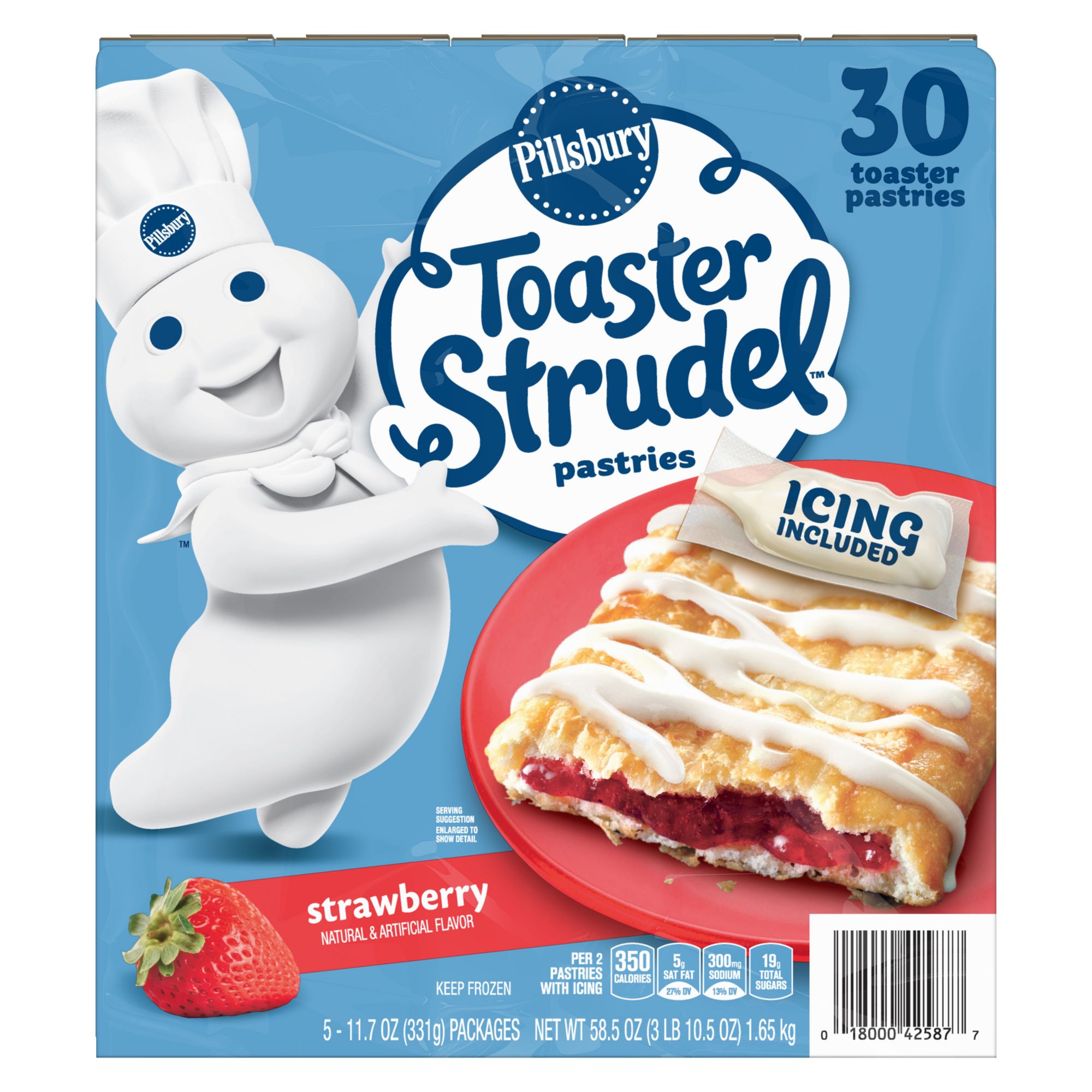 Is it Gluten Free Pillsbury Toaster Strudel Apple