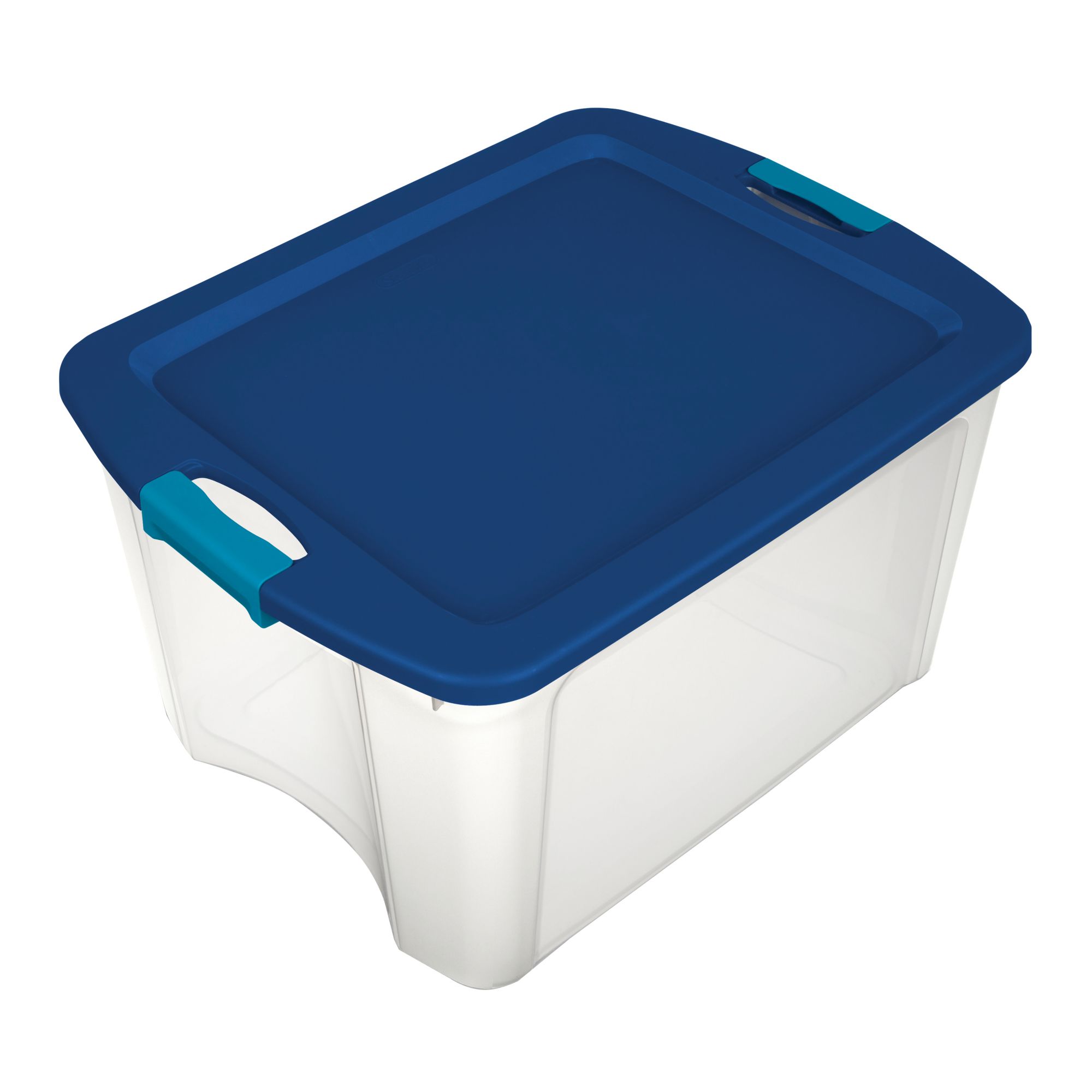 Sterilite 160 qt Latching Stackable Wheeled Storage Box Container w/ Lid, 2 Pack