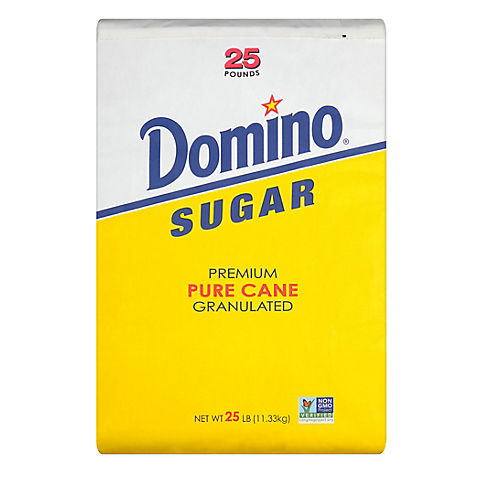 Domino Premium Pure Cane Granulated Sugar, 25 lbs.