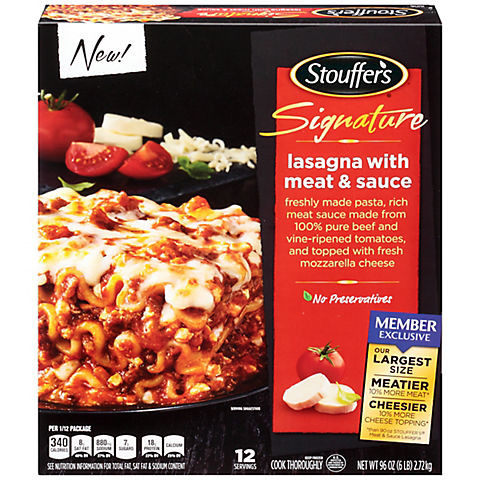 Stouffer's Signature Meat Lasagna