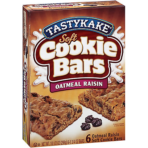 Tastykake Oatmeal Raisin Snack Bars