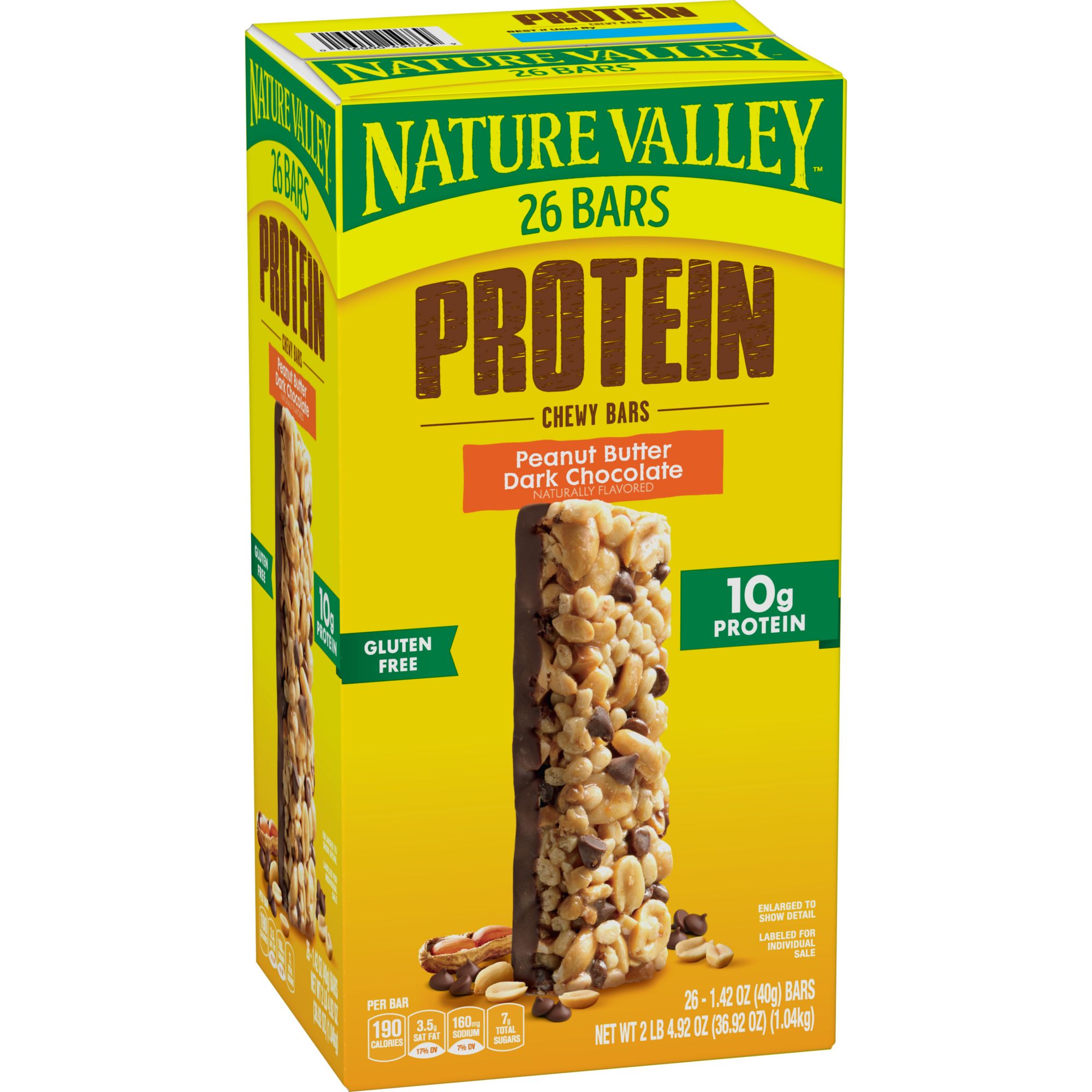 Nature Valley Crunchy Granola Bars, Peanut Butter, 15 ct, 30 bars