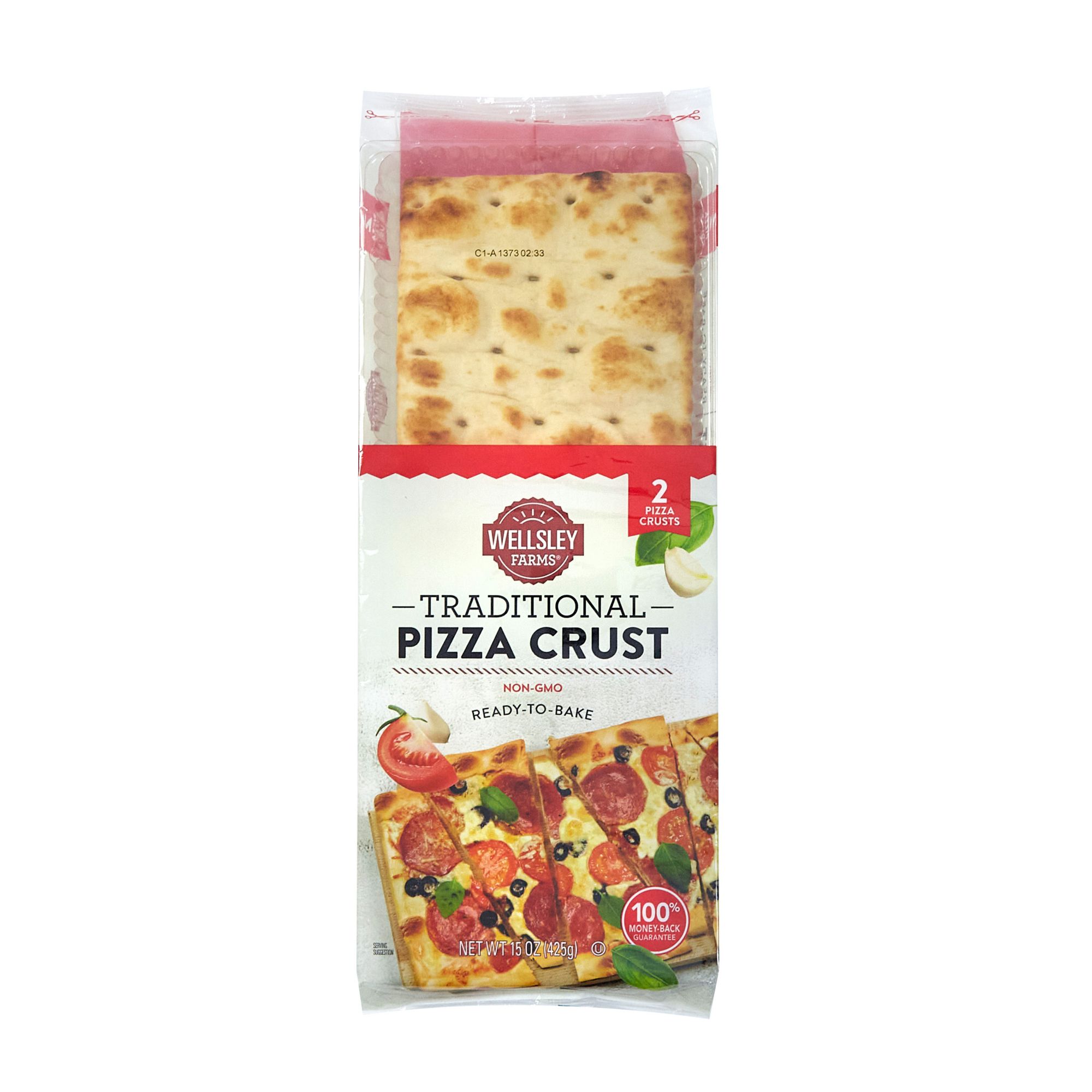 Outer Aisle Cauliflower Bread Italian Pizza Crust, 5 oz, 2 Ct (Frozen)