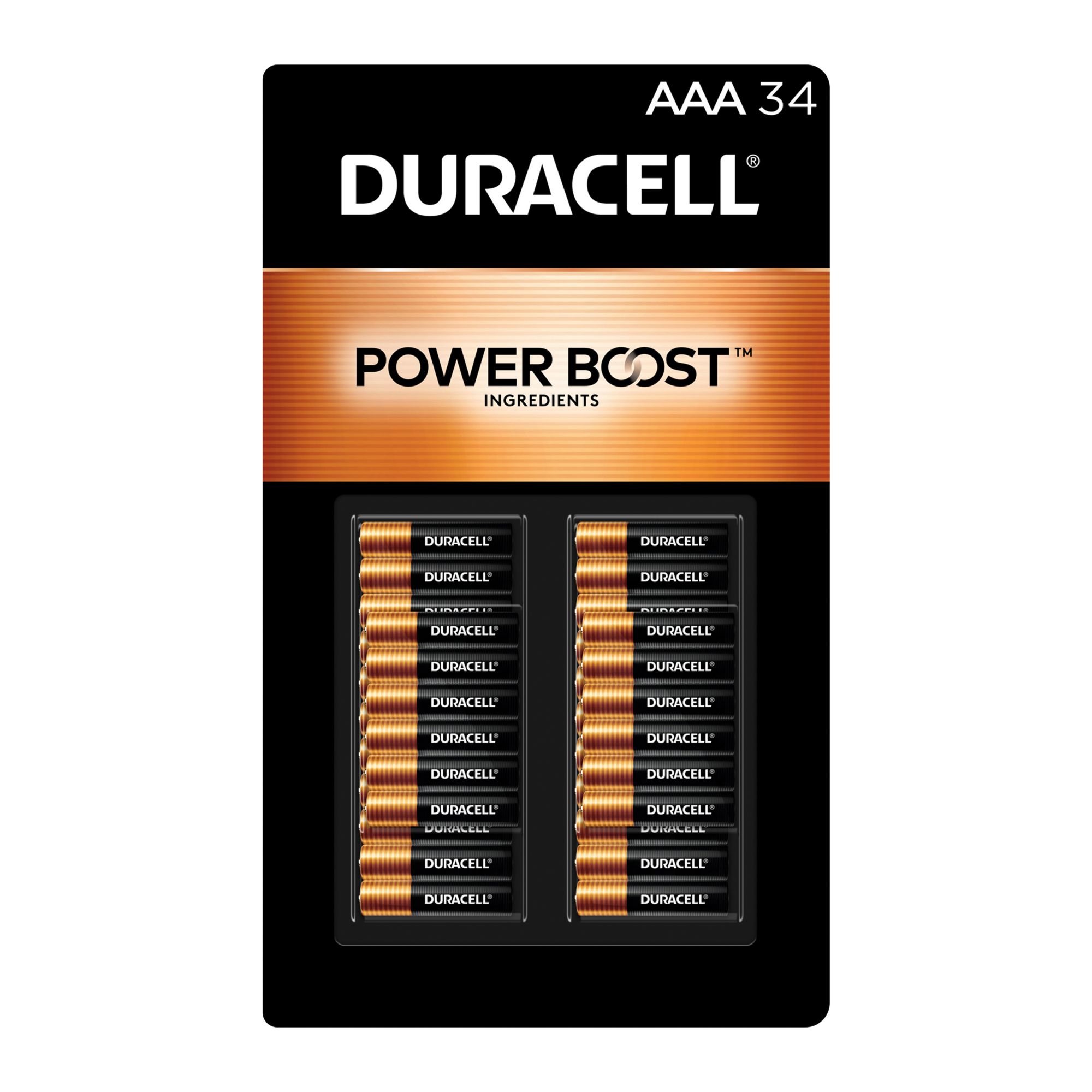 Duracell - CopperTop AAA Alkaline Batteries - long lasting, all