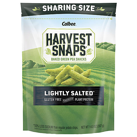 Harvest Snaps Lightly Salted Green Pea Crisps, 14 oz.