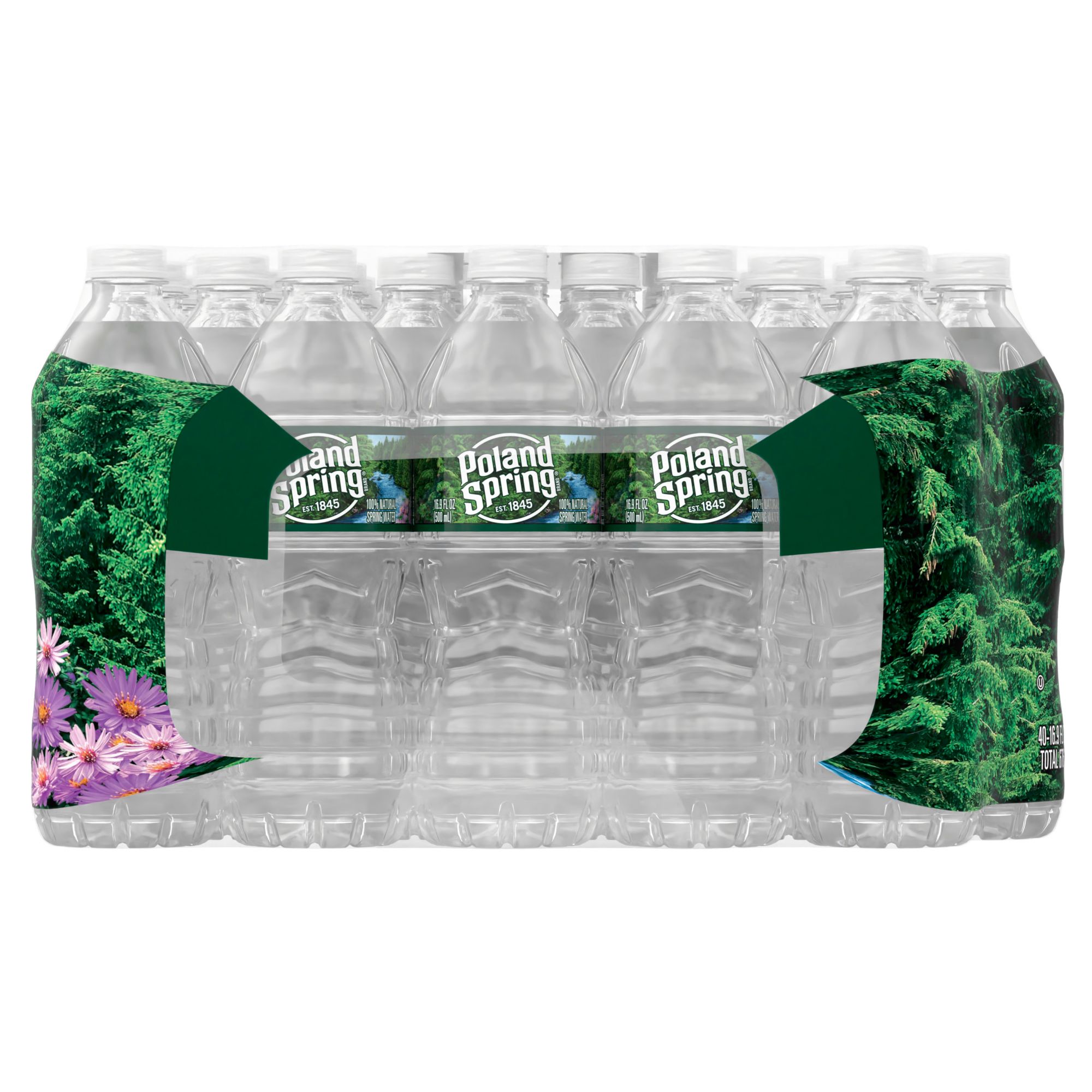 Poland Spring Natural Spring Water, 40 pk./16.9 oz.
