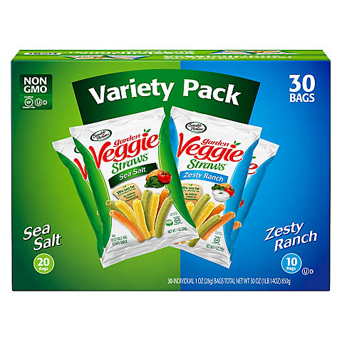 Sensible Portions Garden Veggie Straws Variety Pack, 30 ct.