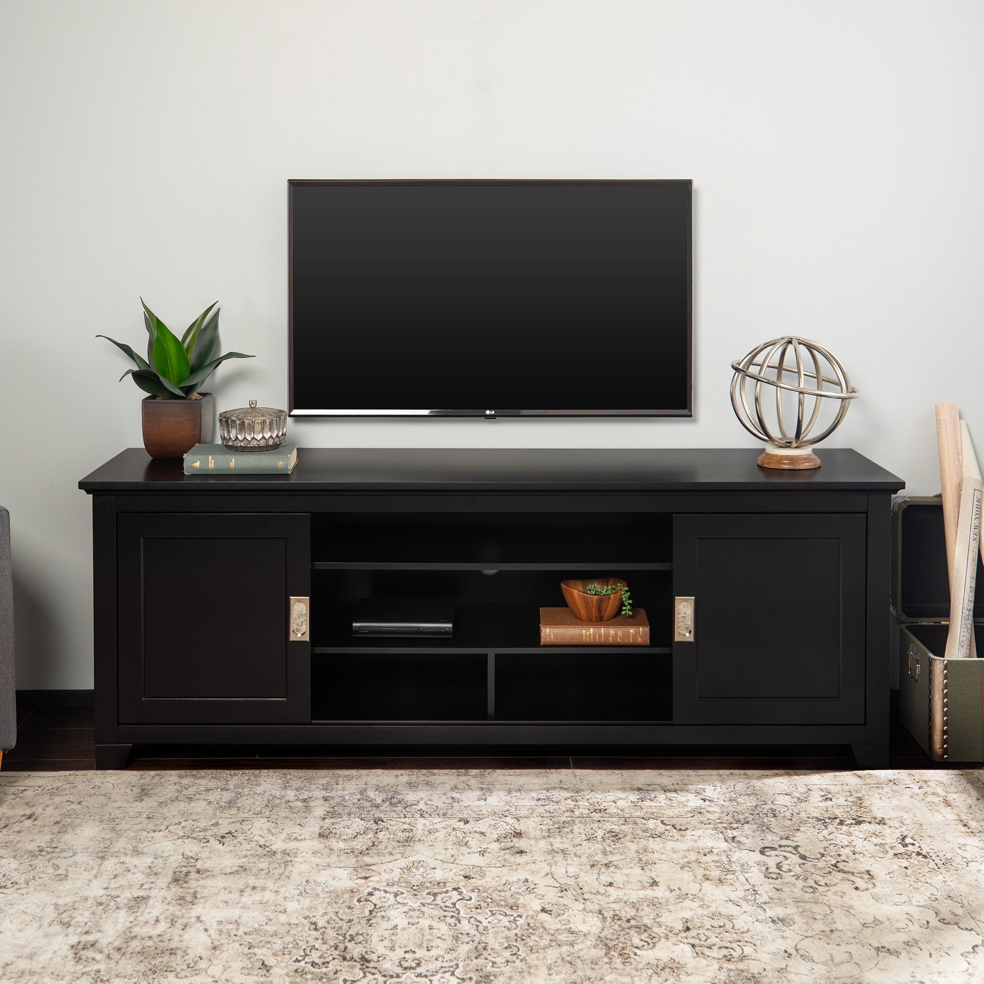 Tv stand for 70 deals inch tv black