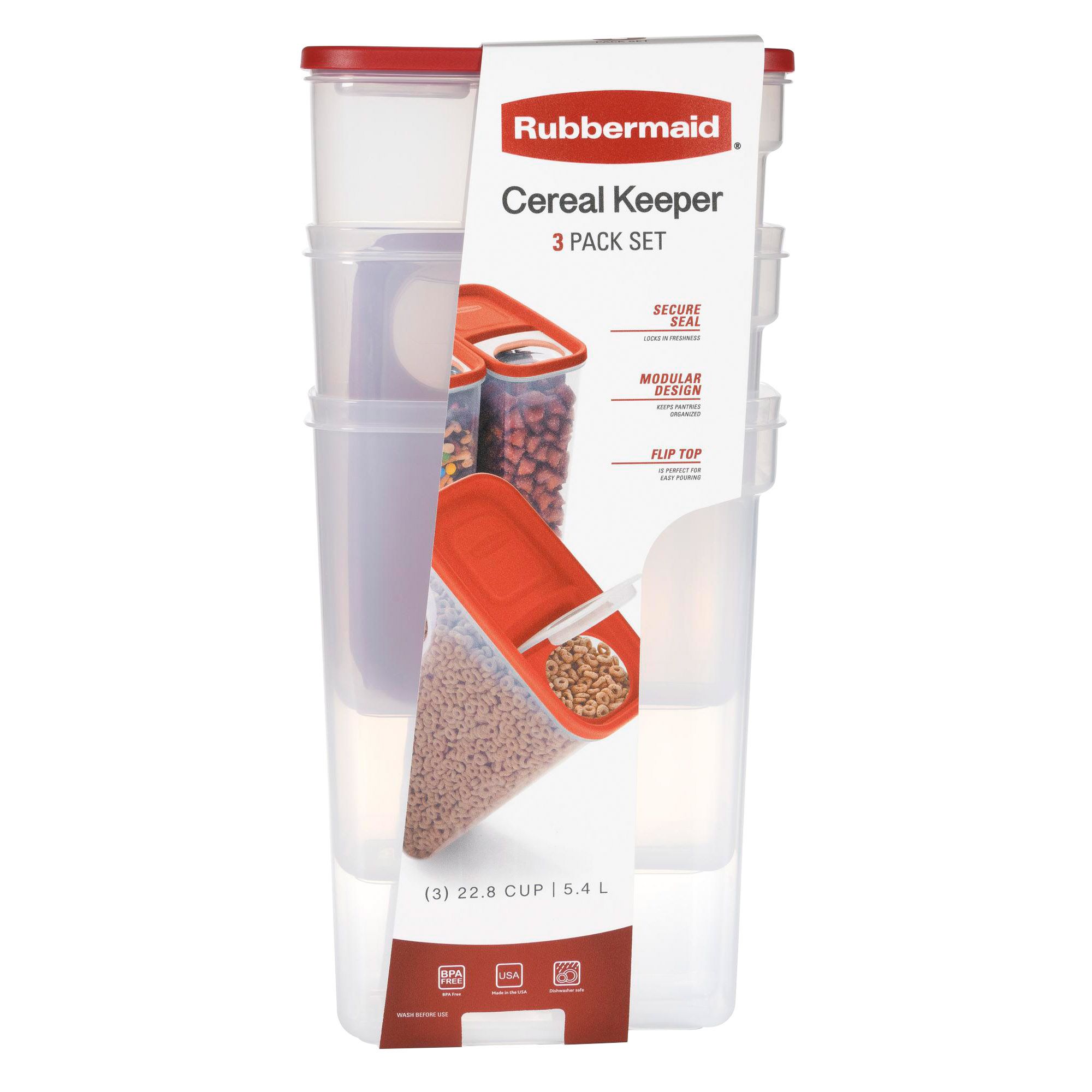 Rubbermaid Cereal Keeper, 1.5 gal