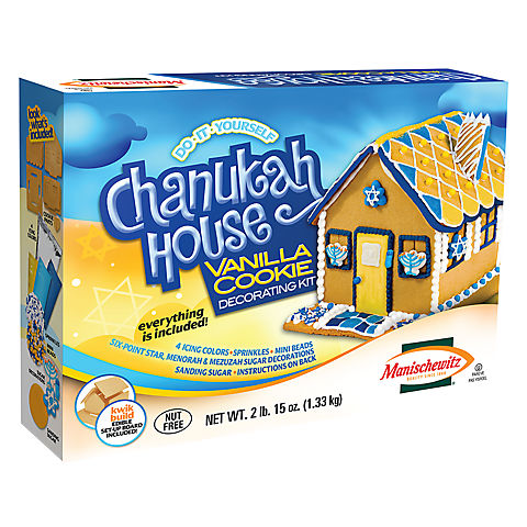 Manischewitz Do-it-Yourself Chanukah Cookie House and Decorating Kit