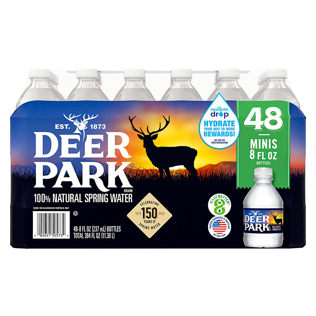 Deer Park 100% Natural Spring Water, 48 pk./8 oz.