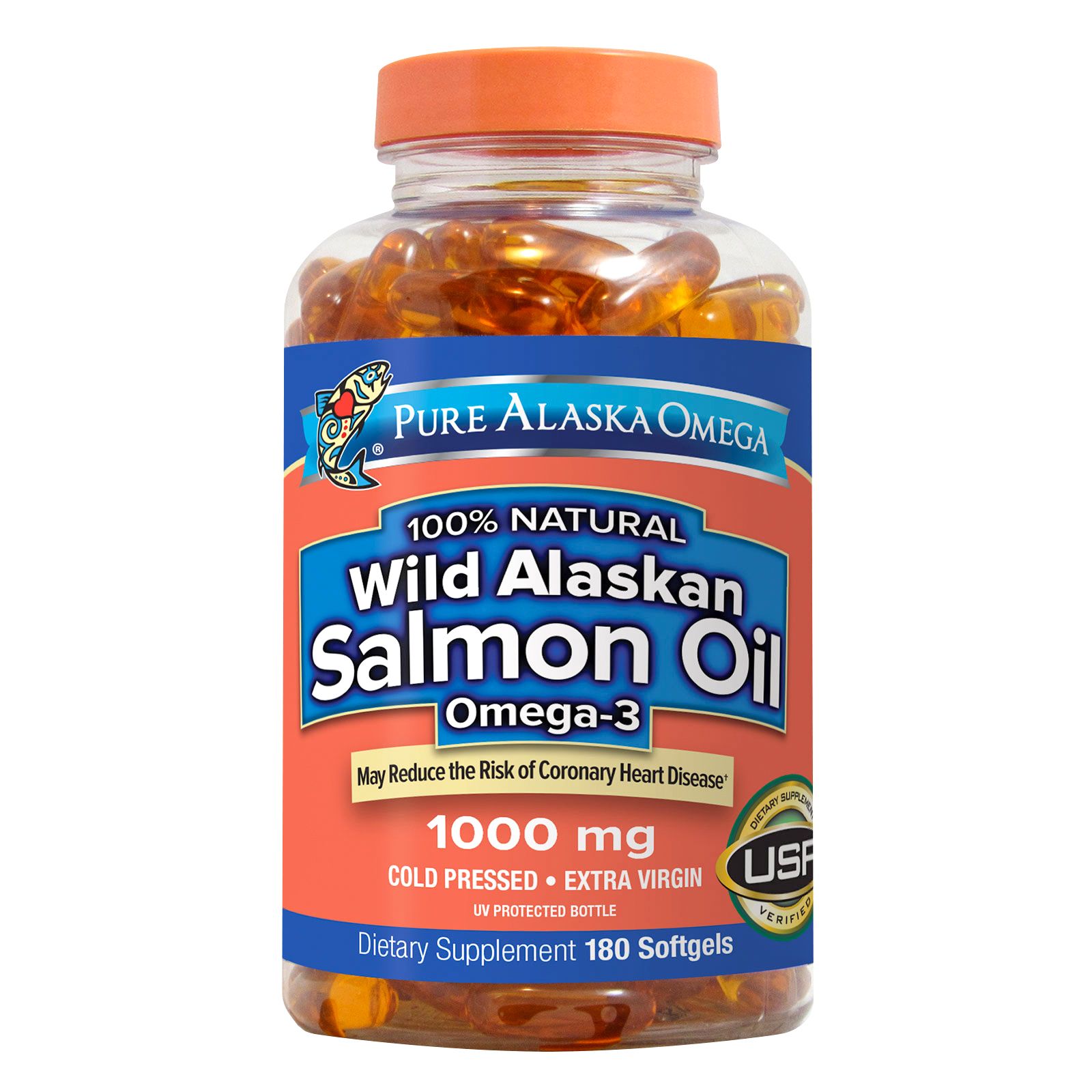 Pure Alaska Omega Wild Salmon Oil 1000mg 180 Ct. BJ s