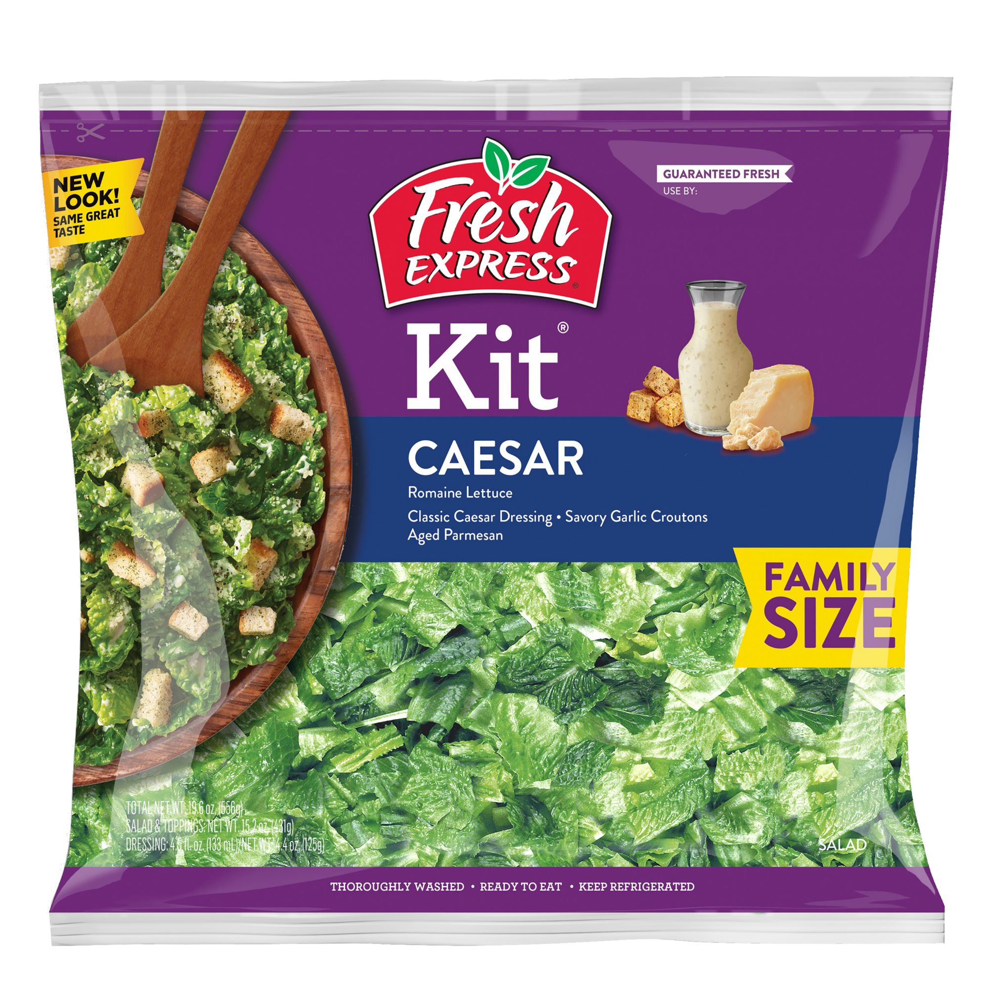 Bowl & Basket Caesar Salad Kit, 9.8 oz