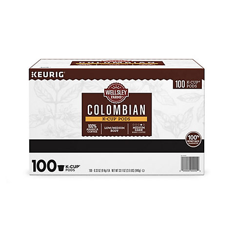 Wellsley Farms Colombian K-Cup Packs, 100 ct.