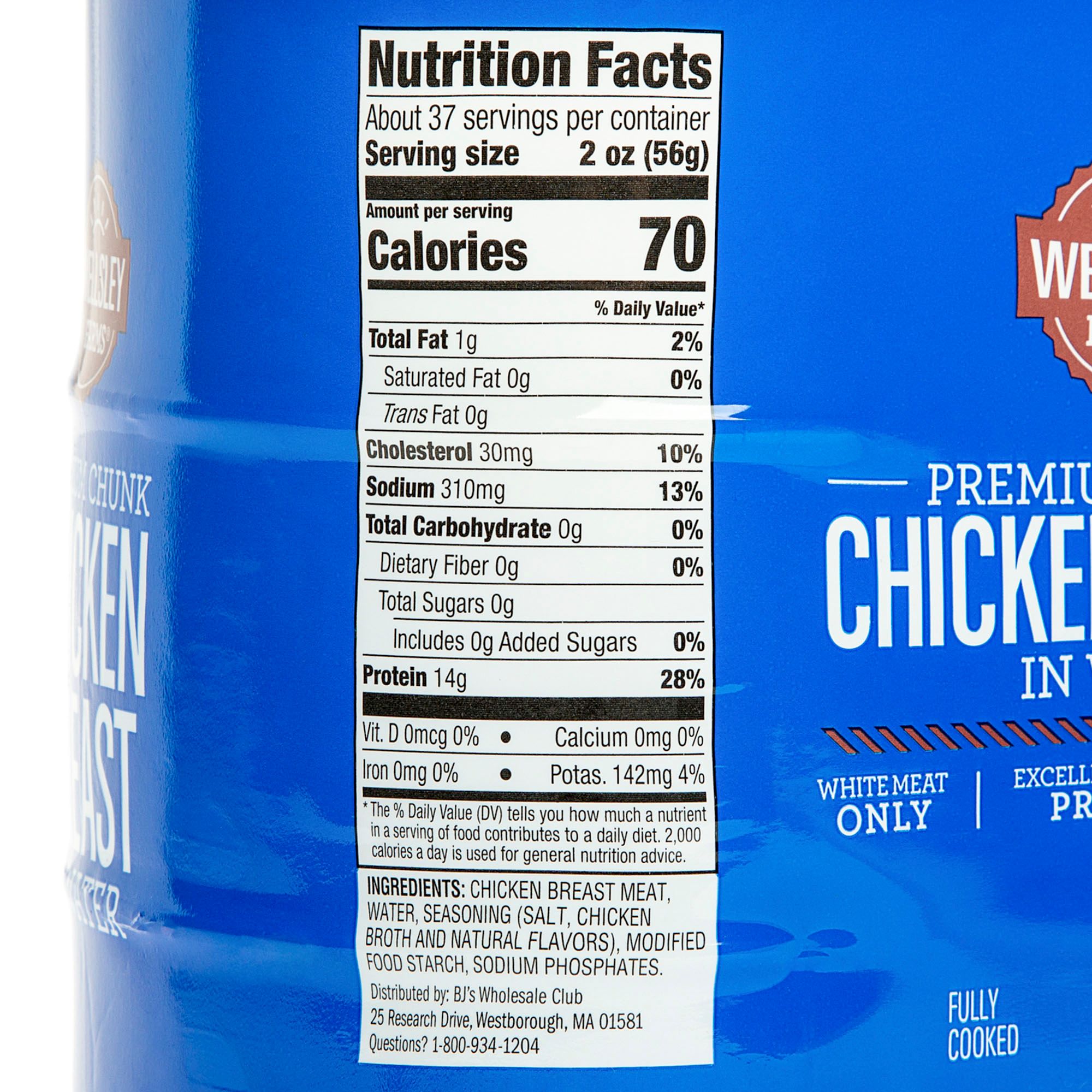 Wellsley Farms Premium Chunk Chicken Breast in Water