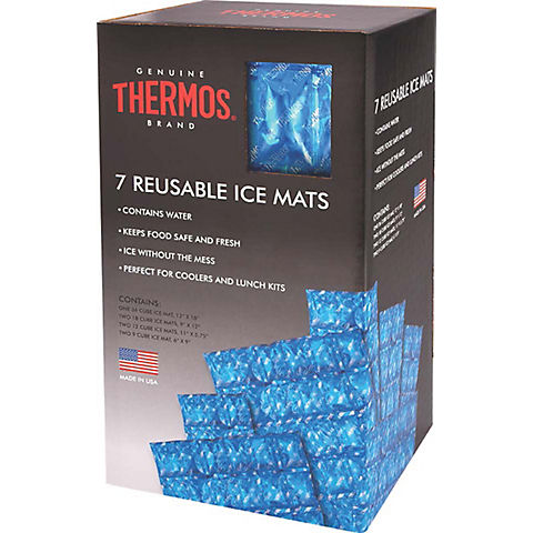 Thermos 7-Pc. Reusable Ice Mat Set