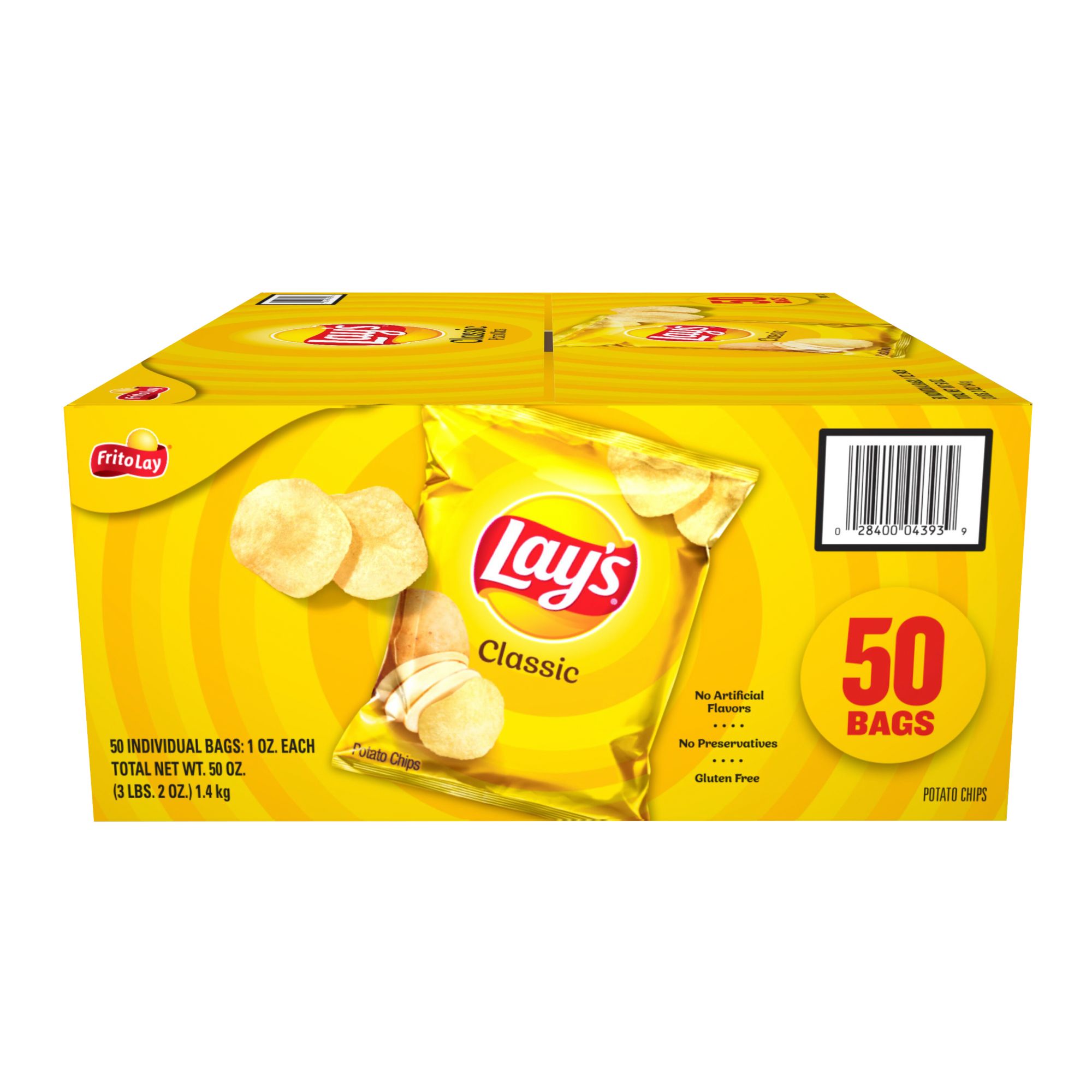 Lay's Potato Chips, Variety Pack, 1 Ounce (Pack of 40)