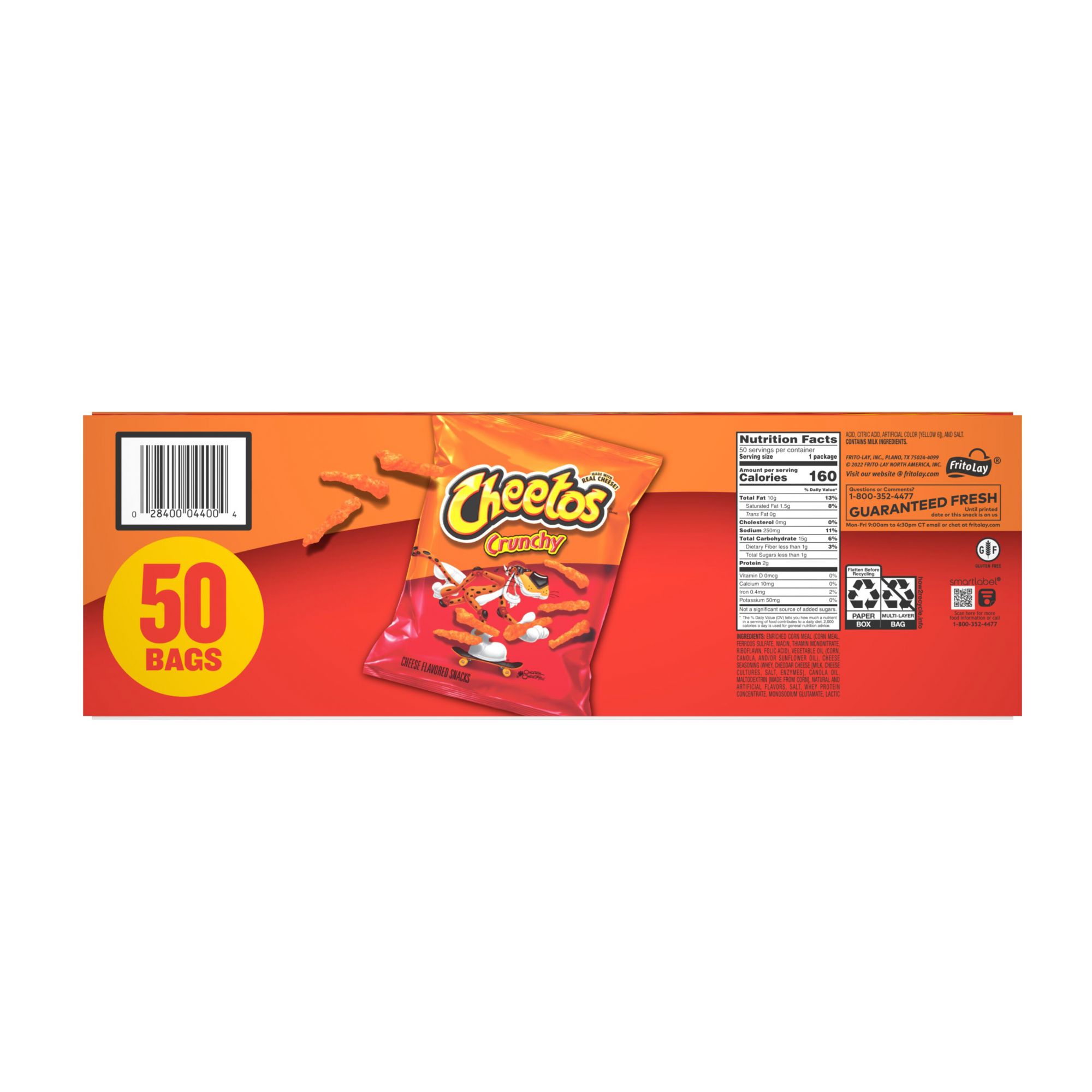 Cheetos Crunchy Cheese Flavored Snacks 1 Oz 10 Count