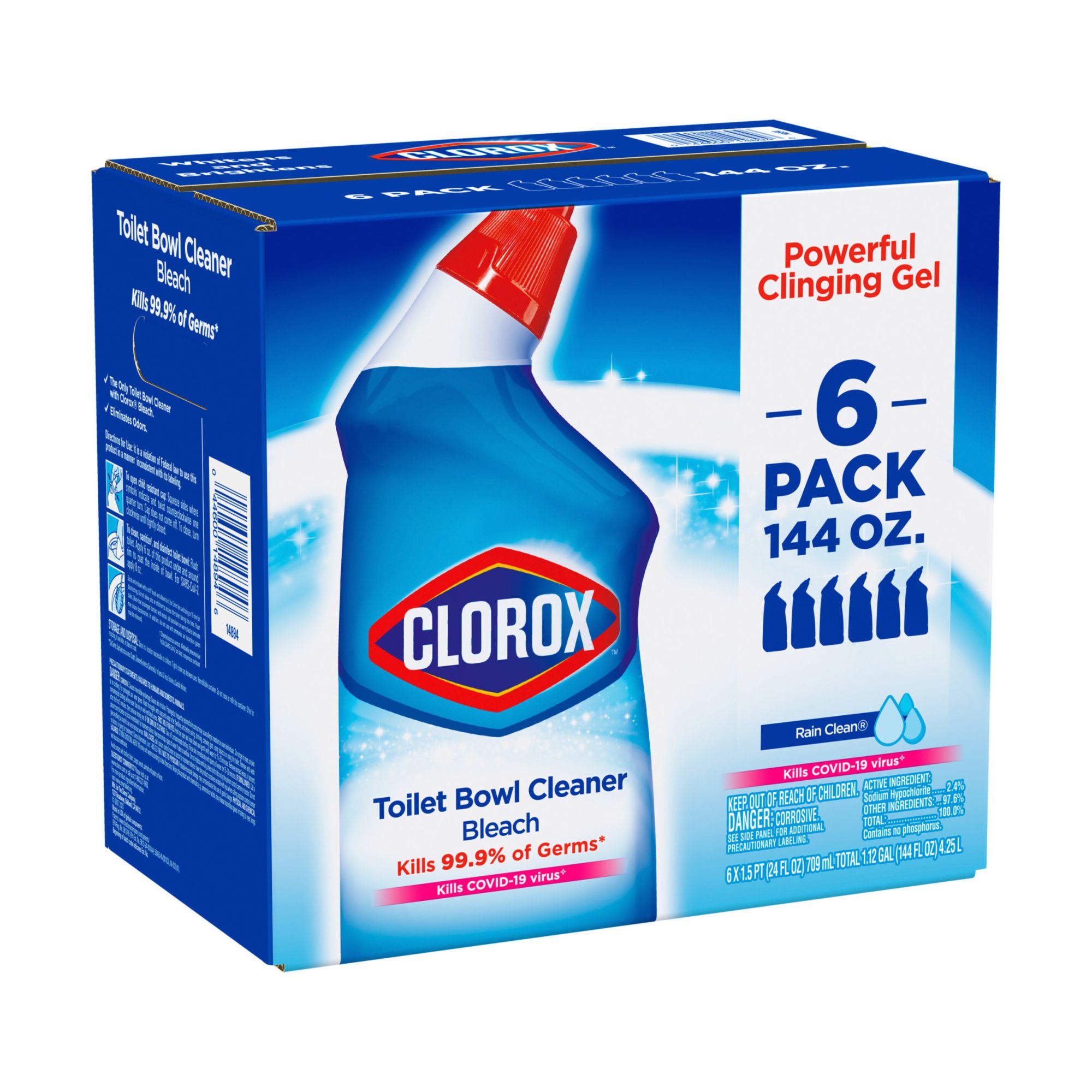 Clorox 32 oz. Clean-Up Rain Clean Scent All-Purpose Cleaner with Bleach Spray (6-pack)