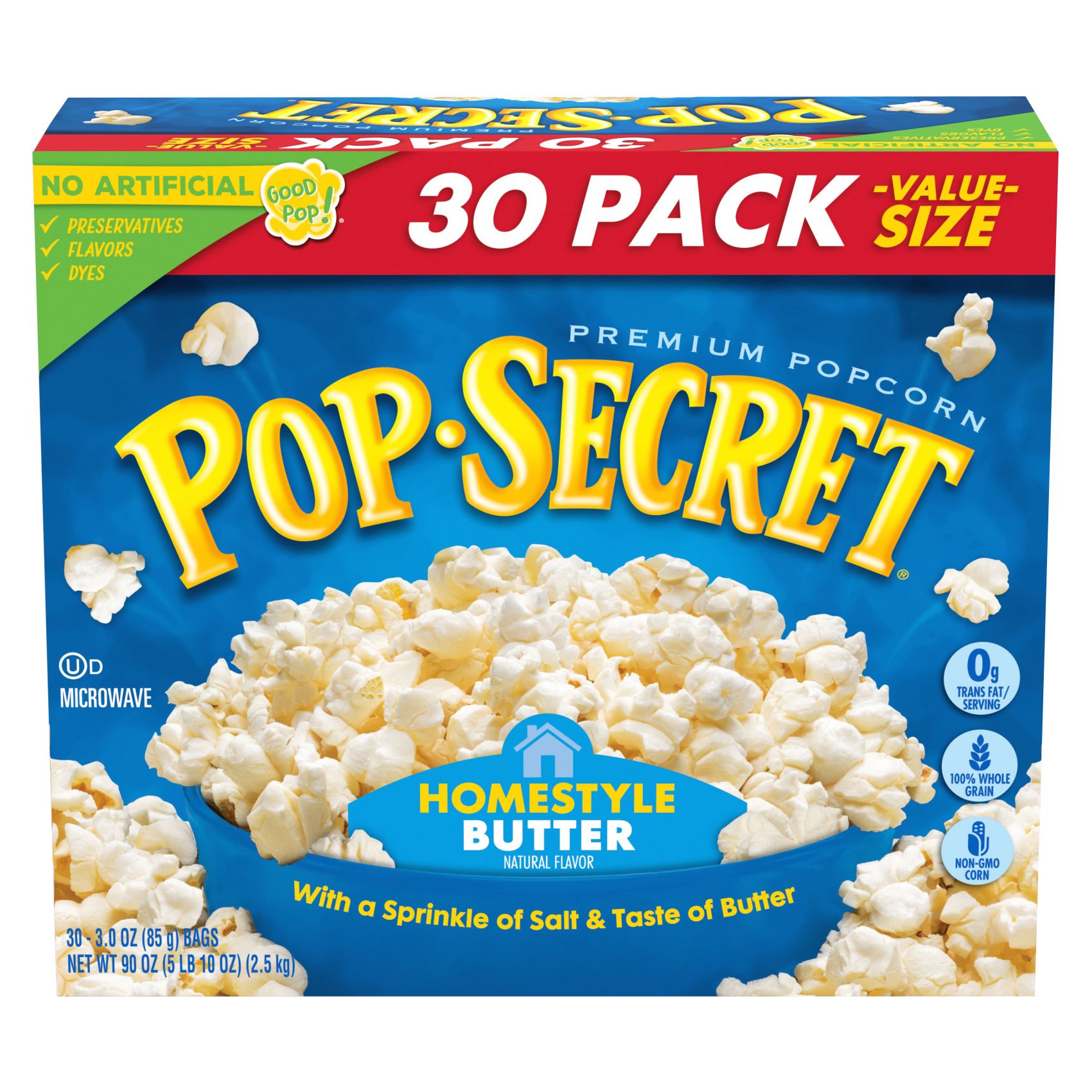 SkinnyPop Original Popcorn Snack Bags (0.65 oz., 28 ct.)