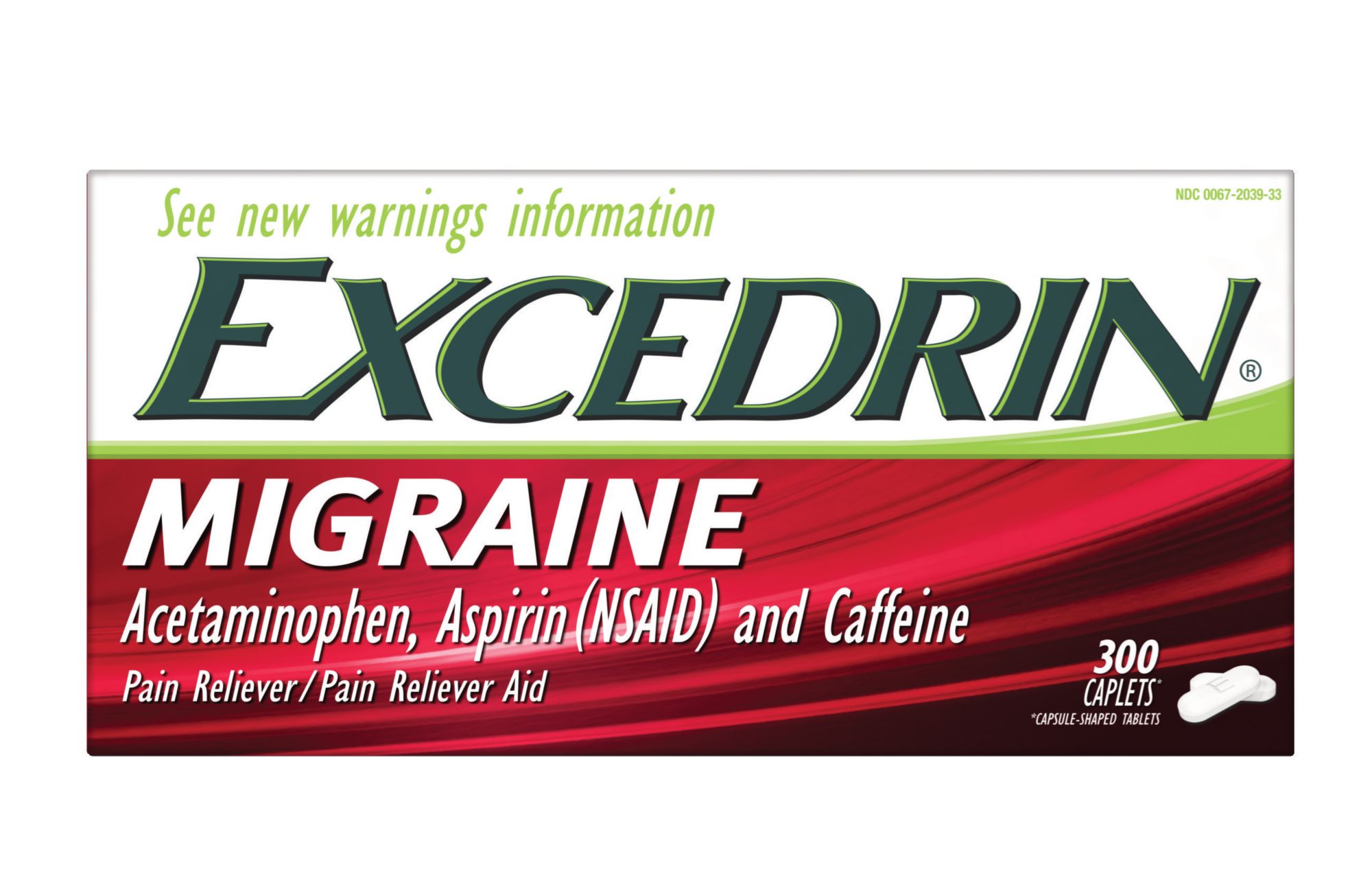 Excedrin Migraine for Migraine Relief Headache Pain Reliever - 300