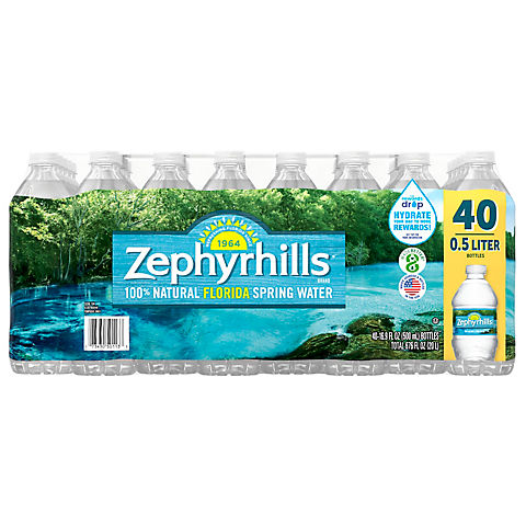 Zephyrhills Natural Spring Water, 40 pk./16.9 oz.