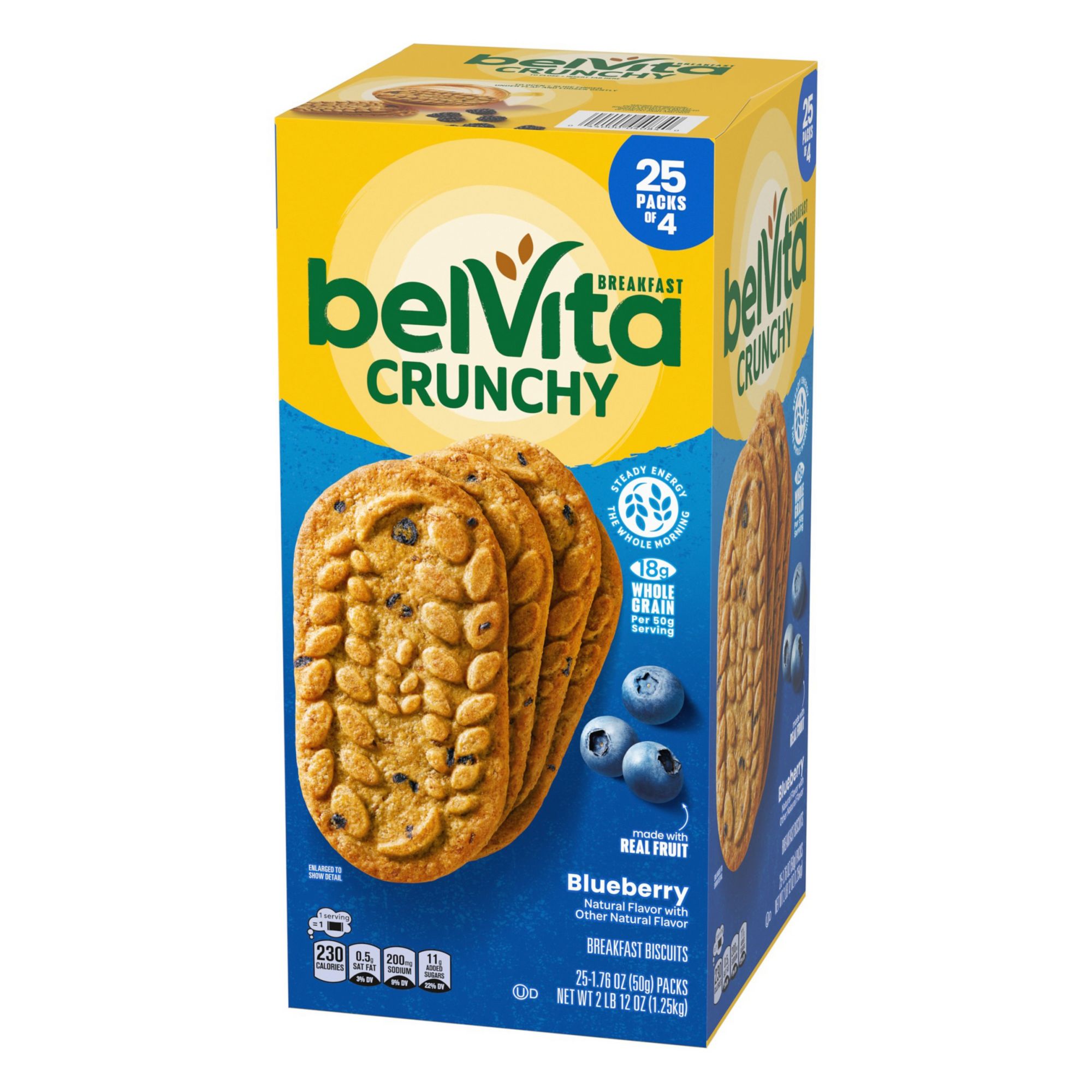 belVita Blueberry Breakfast Biscuits, 25 ct.