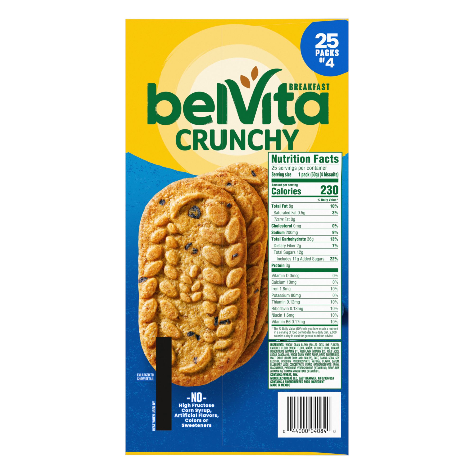 belVita Breakfast Sandwich Peanut Butter Breakfast Biscuits, 5 ct / 1.76 oz  - Foods Co.