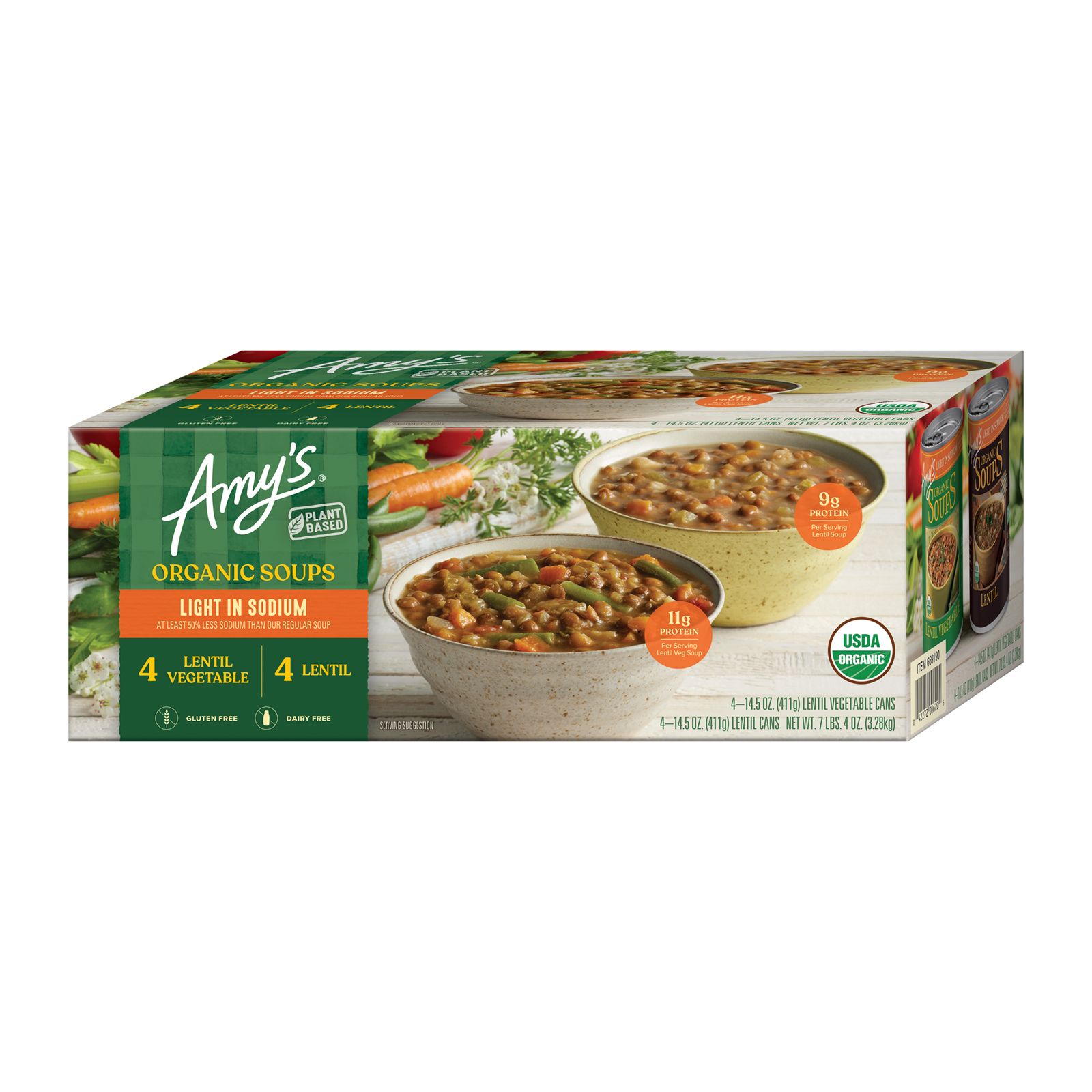 Amy's Organic Lentil Soup, 14.5 oz.