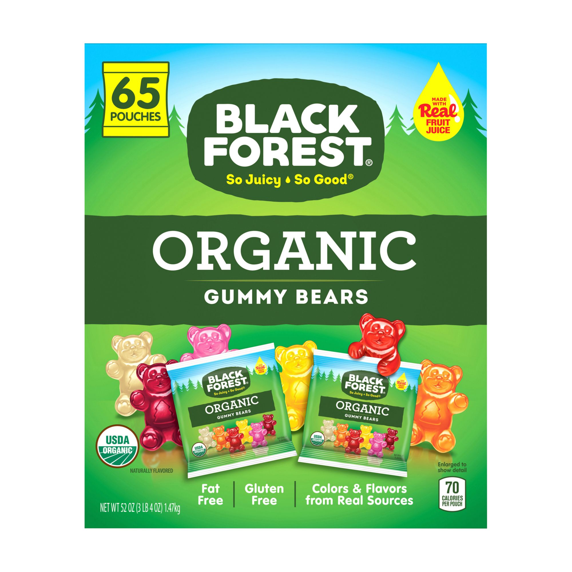 Black Forest Gummy Bears Candy, 6 Lb 6 Pound (Pack of 1) Bears