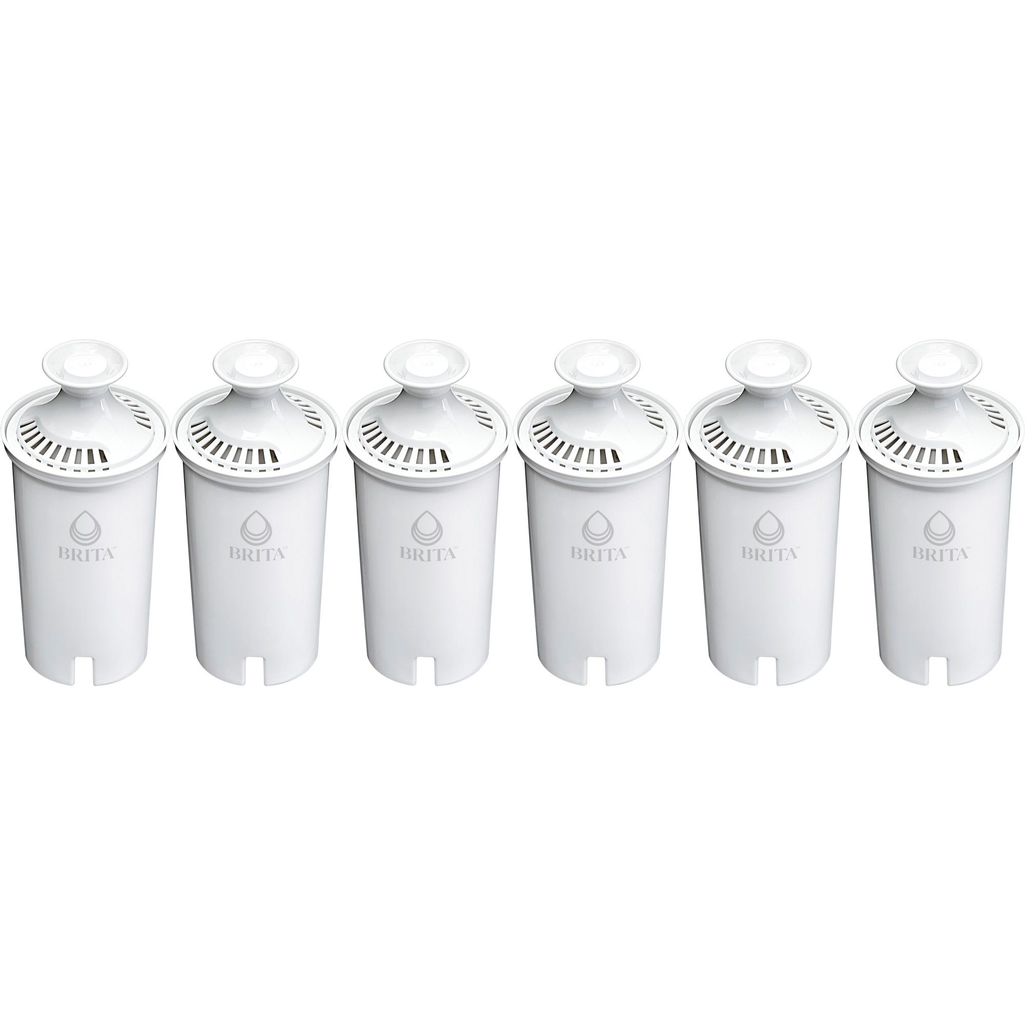 Brita Pour-Through Pitcher Replacement Filter, 6 pk.