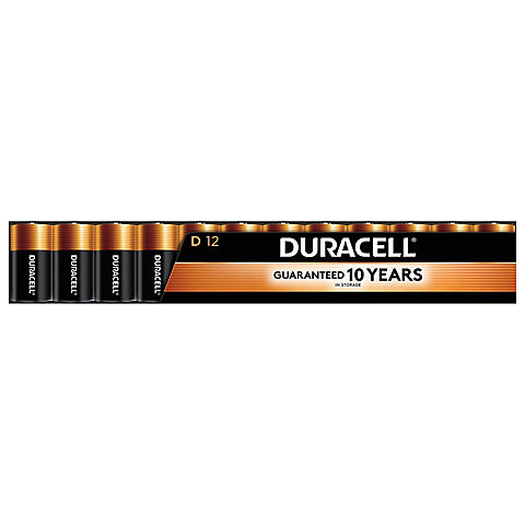 Duracell Coppertop D Batteries, 12 ct.