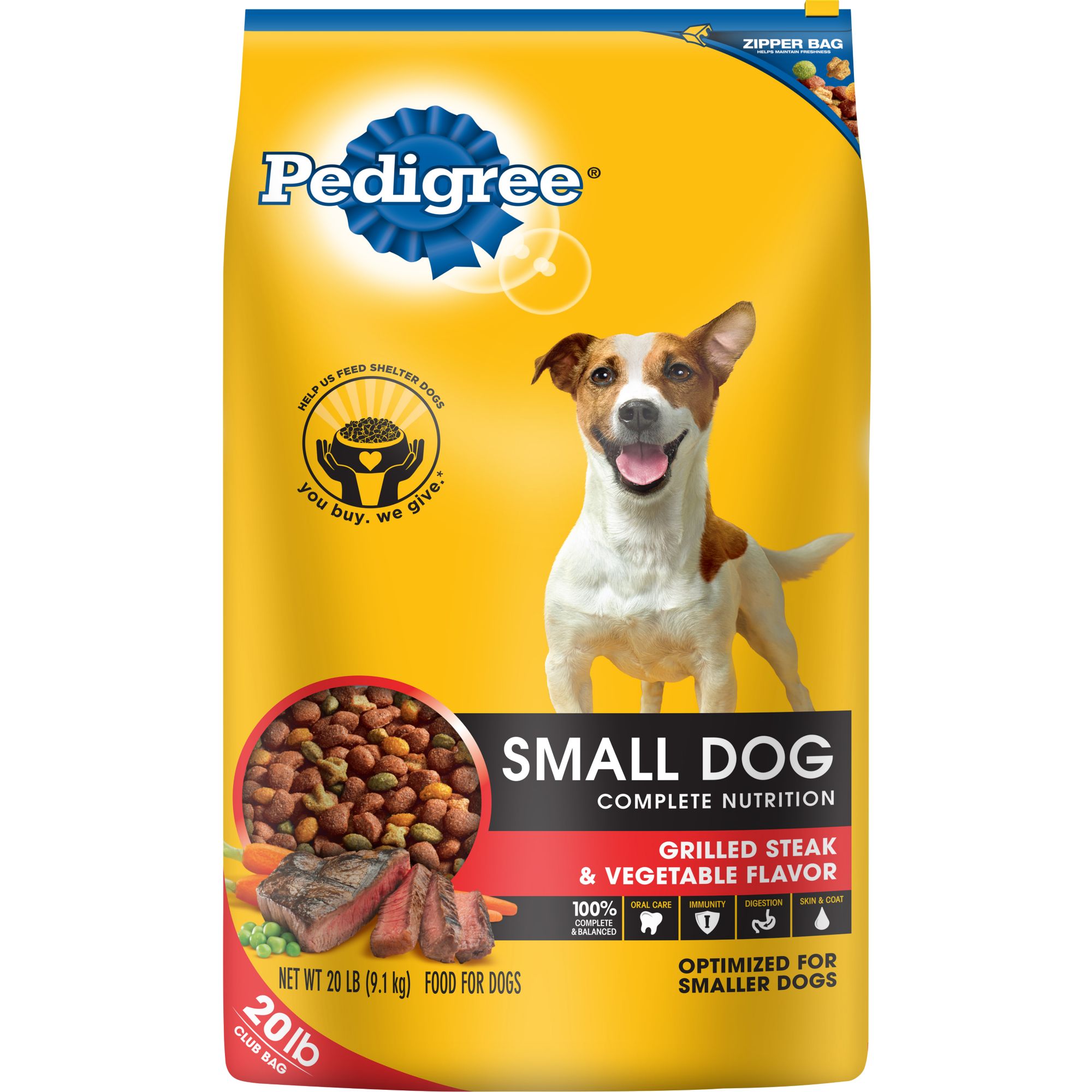 how to give pedigree to dog