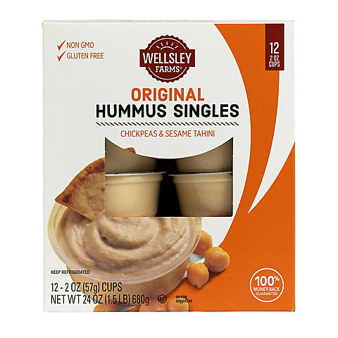 Wellsley Farms Original Hummus Singles, 12 ct./2 oz.