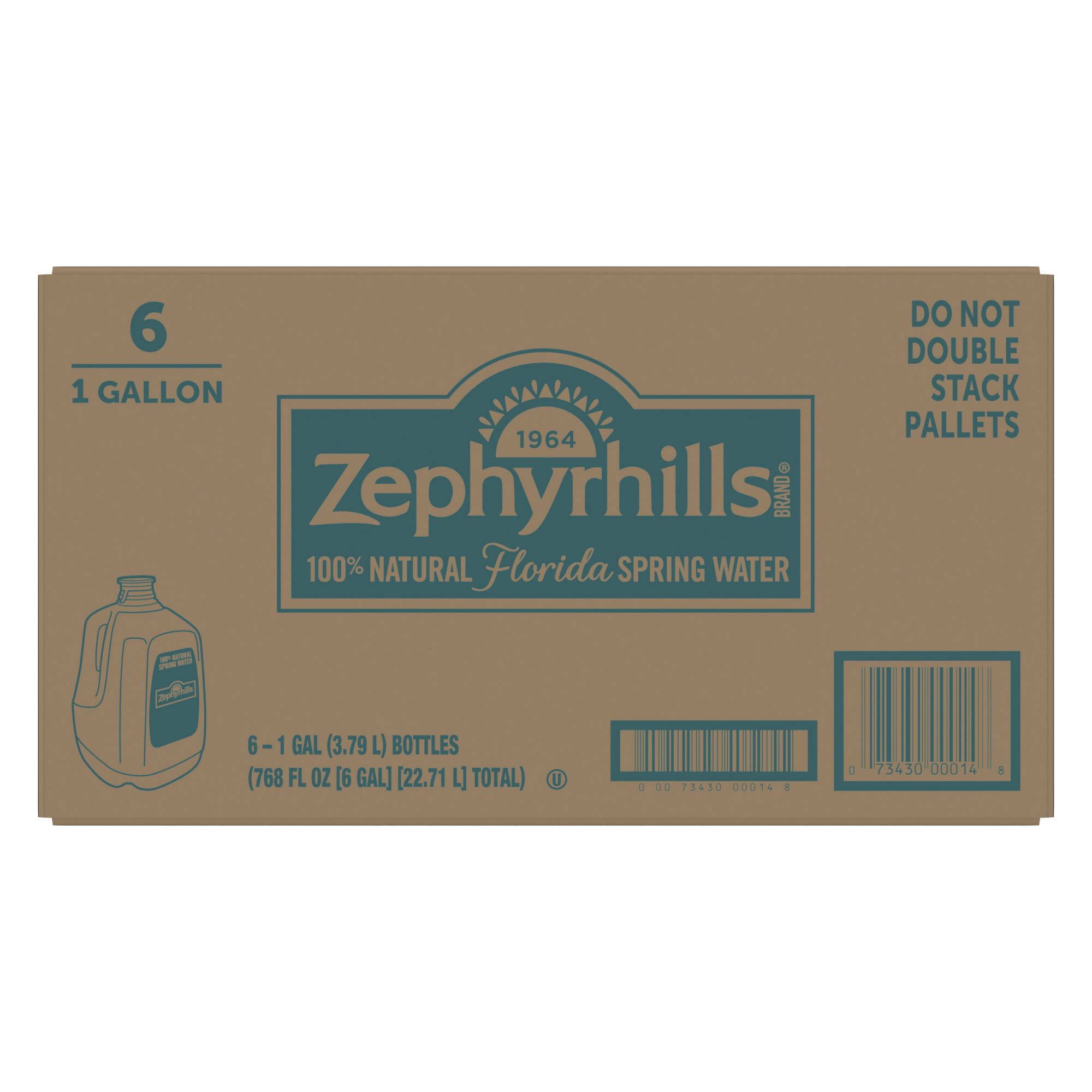 Zephyrhills 100% Natural Spring Water - 12 pack, 8 fl oz bottles