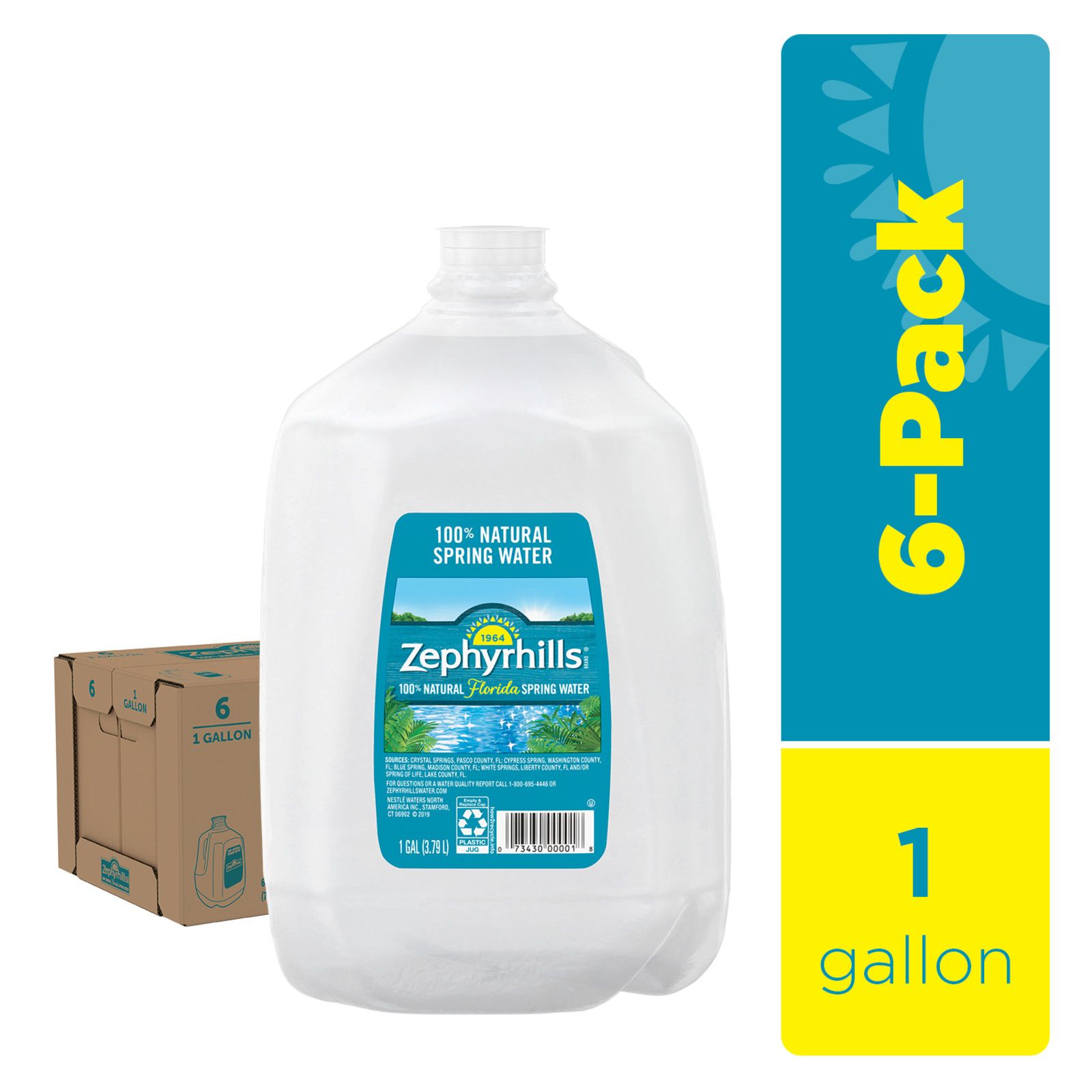 5 Gallon Bottled Water  Zephyrhills® Brand 100% Natural Spring Water