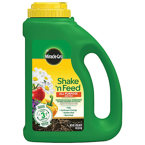 Miracle-Gro Shake 'n Feed All Purpose Plant Food, 8 lbs.