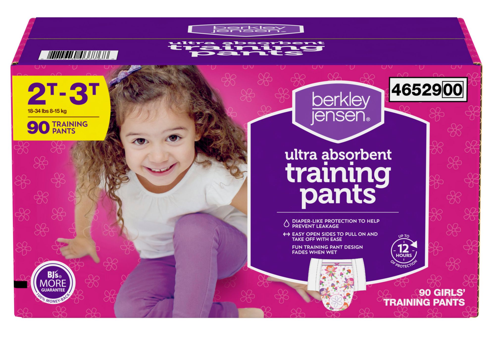 Huggies Pull-Ups Plus Training Pants For Girls One Color, 2T-3T (18-34  lb/8-15 kg)