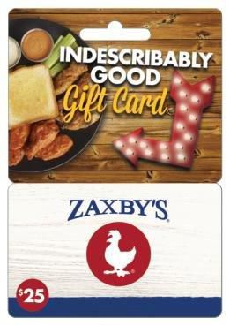 Zaxby's discount store gift cards