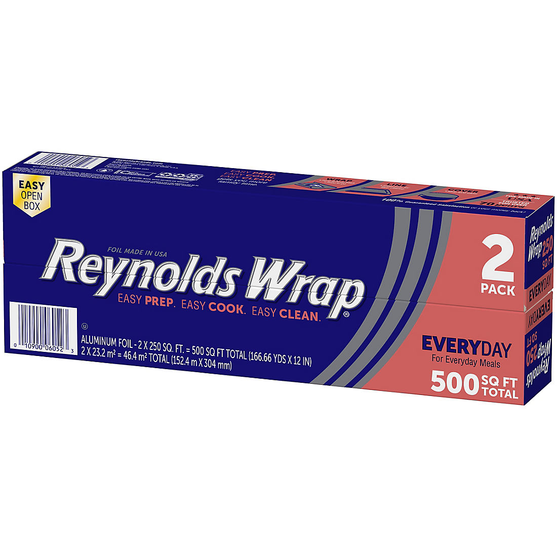 Reynolds Wrap Standard Aluminum Foil, 250 Sq. ft, 2 ct.