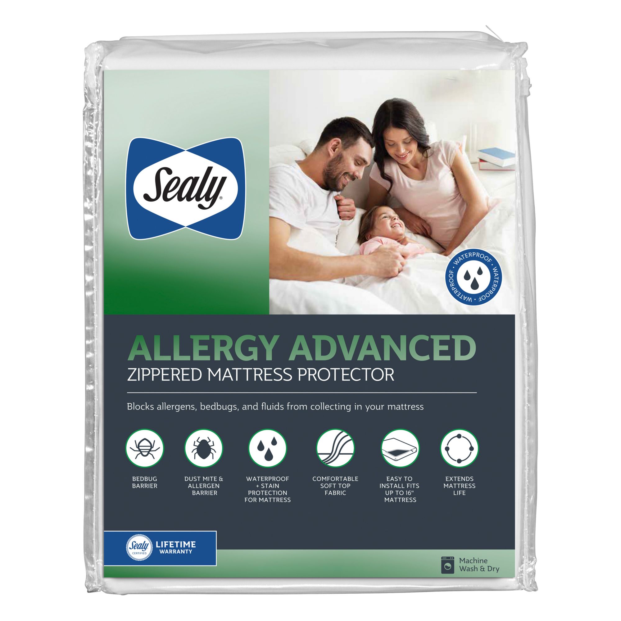 Anti Bed Bug, Dust Mite, Allergen, and Bacteria Protective Full Mattress  Encasement for Full Size Bed