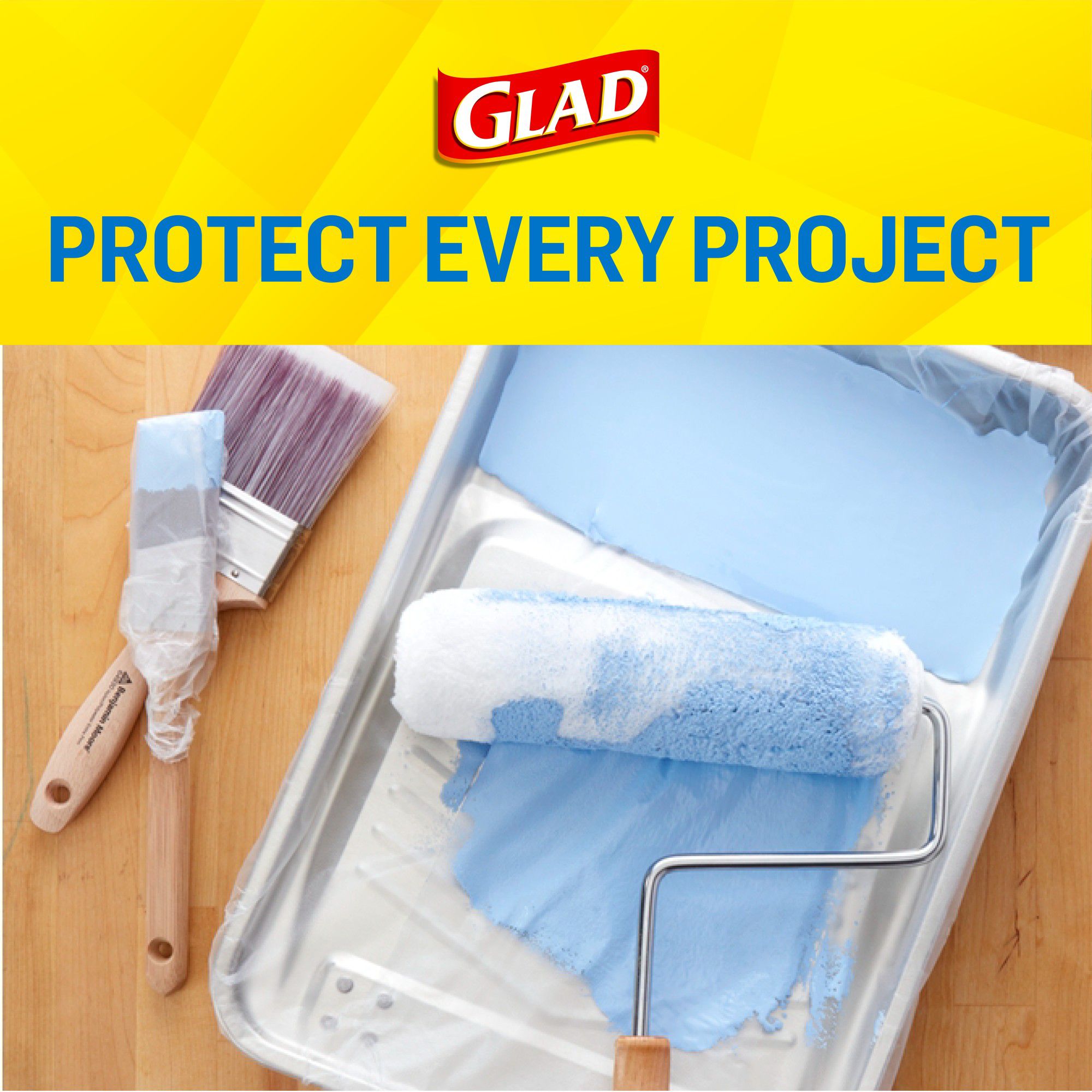 Glad 400 Sq. ft. Cling Plastic Wrap, 2-pk - Clear