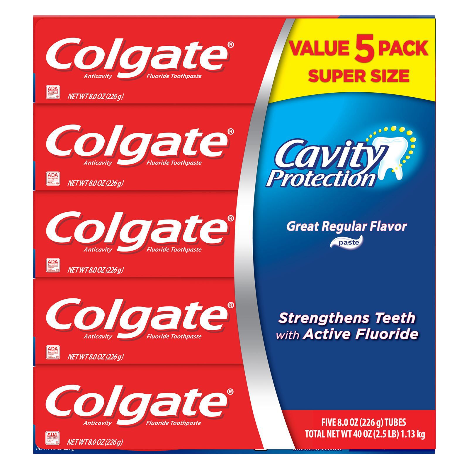 Colgate Total Whitening Gel Toothpaste (6 oz., 5 pk.)