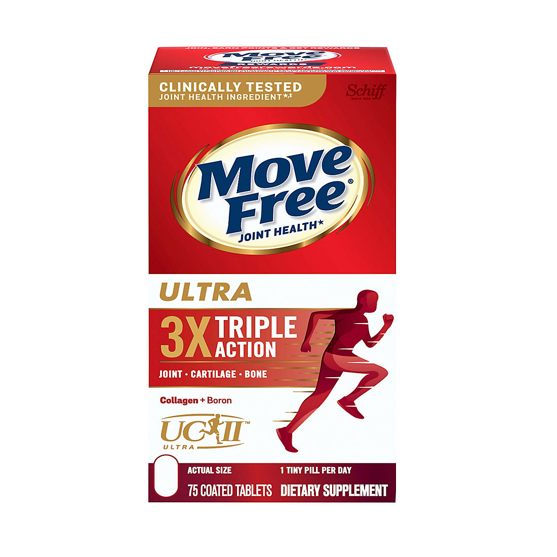 Move Free Ultra Triple Action Dietary Supplement Tablets 75 Ct Bjs Wholesale Club