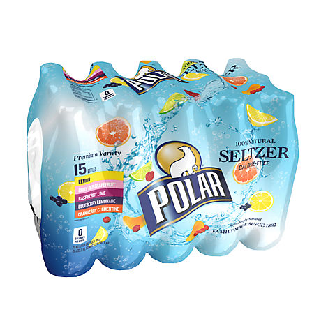 Polar Seltzer Variety Pack, 15 ct./1L