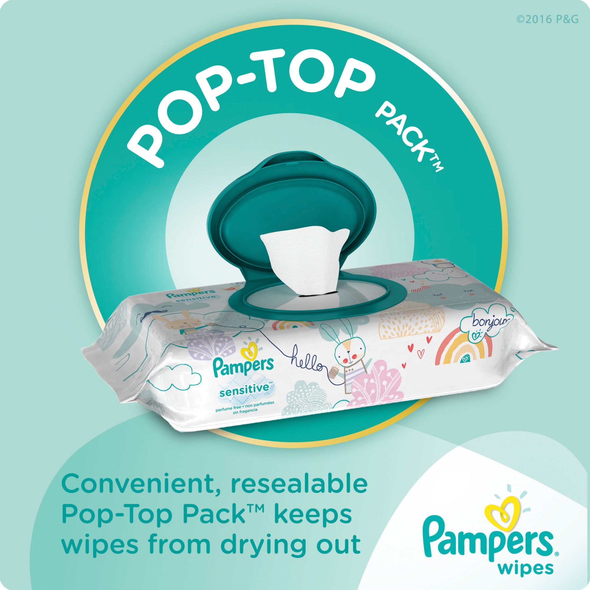 pampers sensitive wipes 936