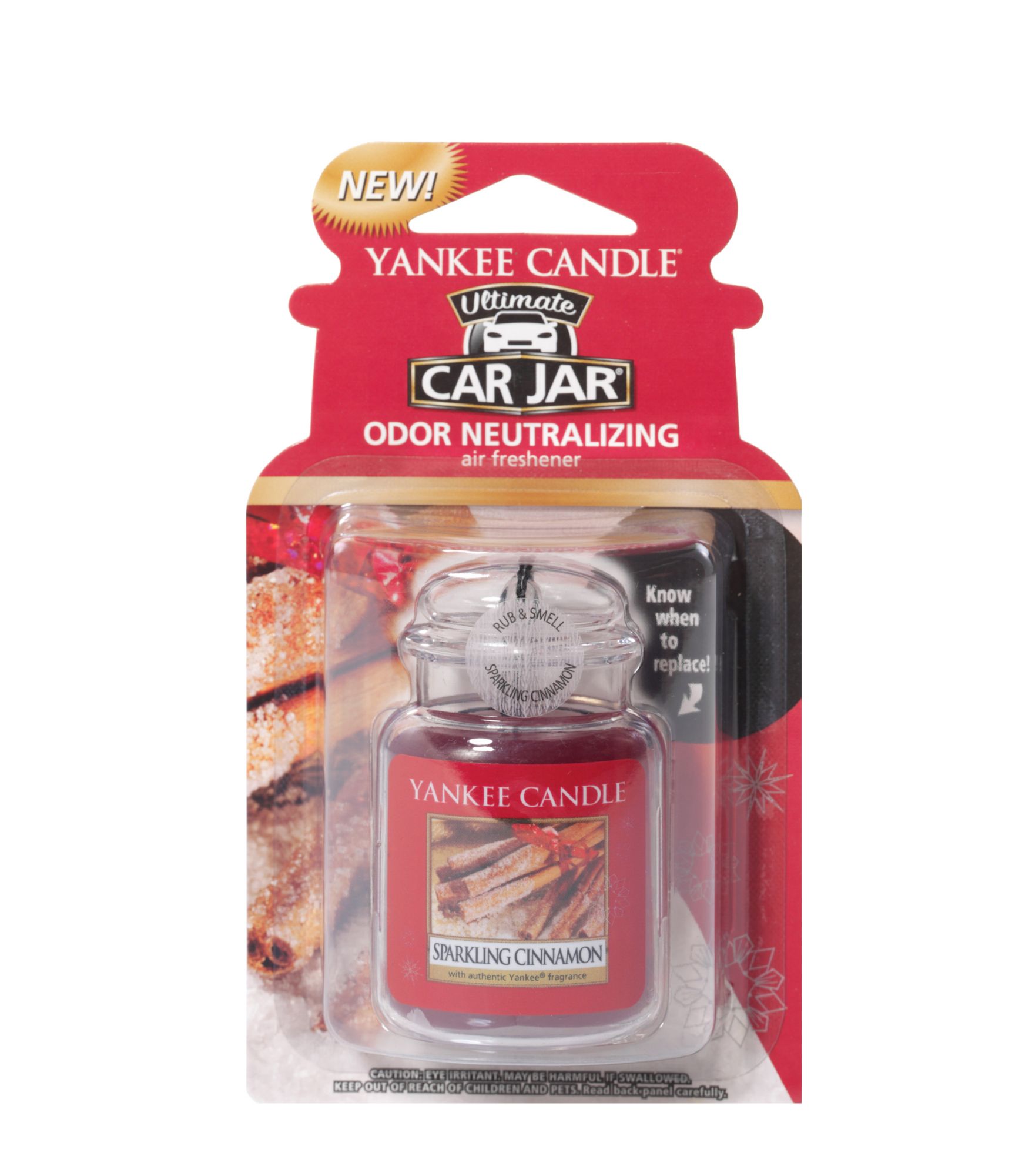 Yankee Candle Smart Scent Odor Neutralizing Car Vent Clip Air Freshener, Pink  Sands - 1 ct