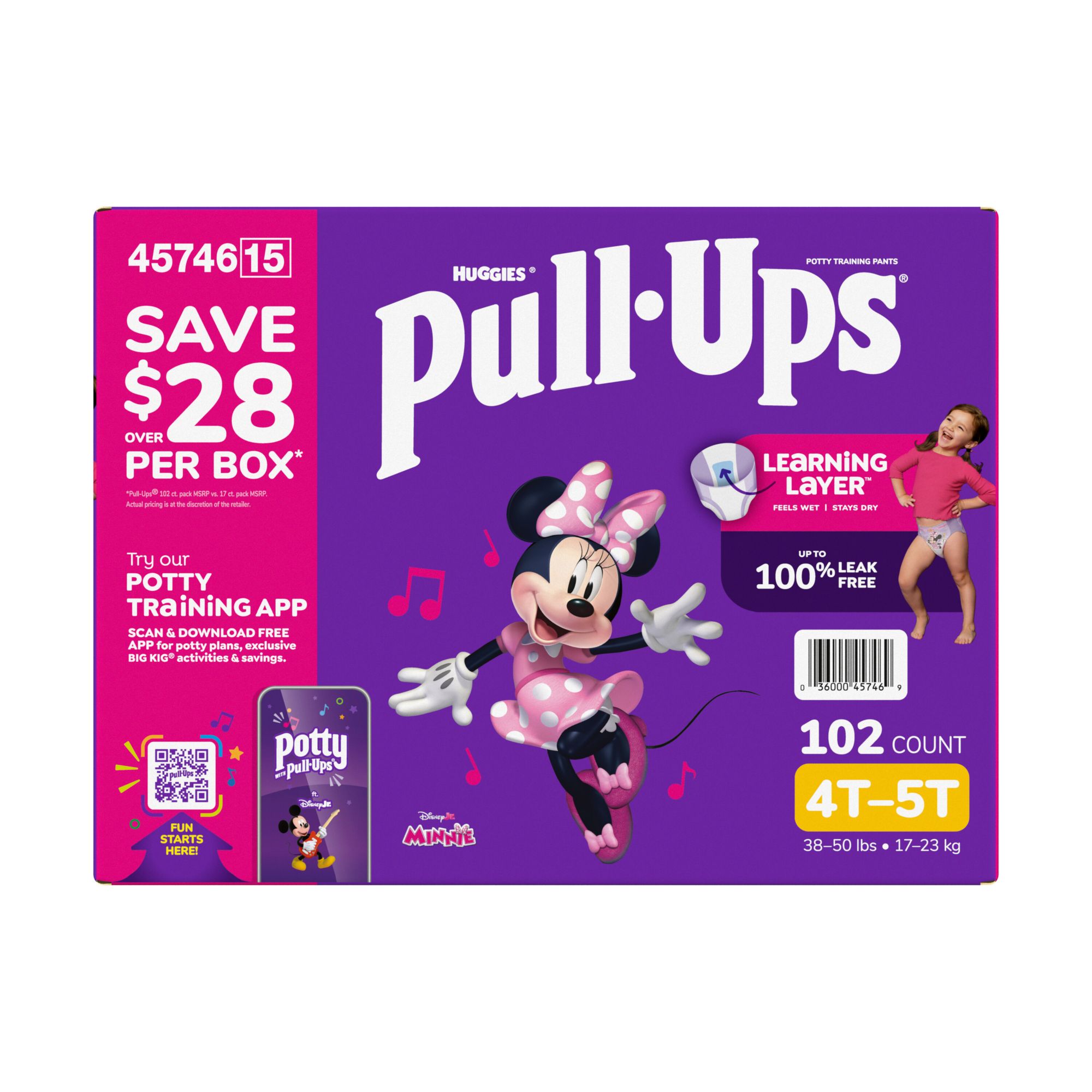 Pull-Ups Girls' Potty Training Pants (Select Size)