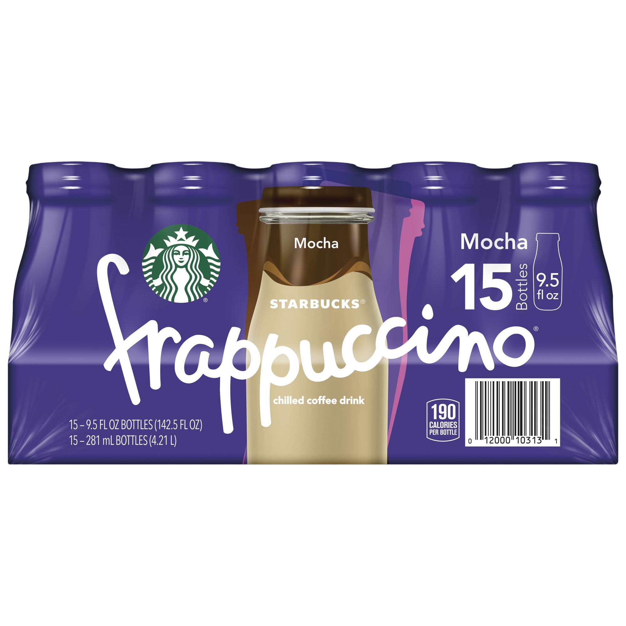 Starbucks Coffee Vanilla Frappuccino 9.5 oz Glass Bottle Pack of